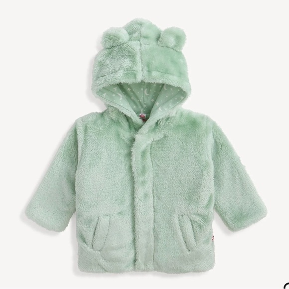 Magnetic Me Other - Magnetic Me Fleece Green Hooded Jacket